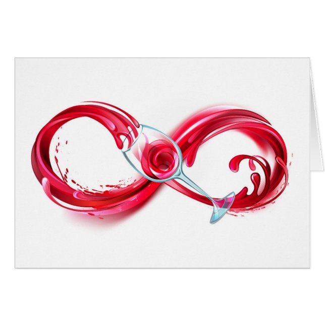 Infinity with Red Wine (Vorderseite (Horizontal))