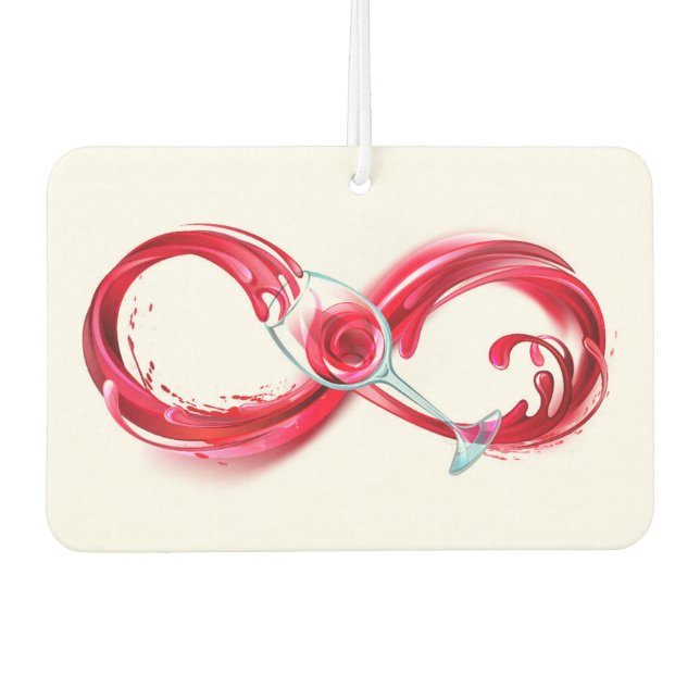 Infinity with Red Wine Autolufterfrischer (Vorderseite)