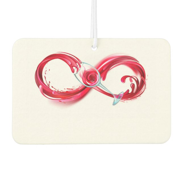 Infinity with Red Wine Autolufterfrischer (Vorderseite)