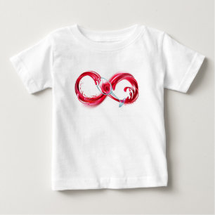Infinity with Red Wine Baby T-shirt