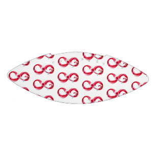 Infinity with Red Wine Football