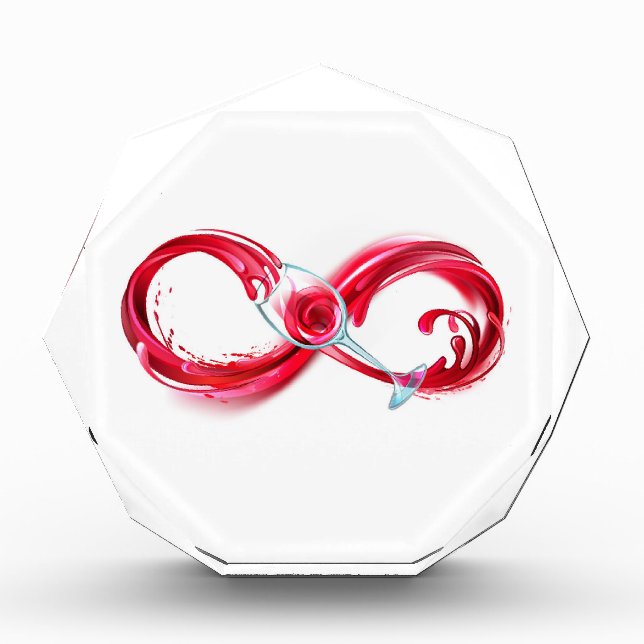 Infinity with Red Wine Fotoblock (Vorderseite)