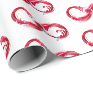 Infinity with Red Wine Geschenkpapier