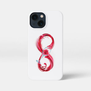 Infinity with Red Wine iPhone 13 Mini Hülle