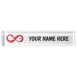 Infinity with Red Wine Namensplakette