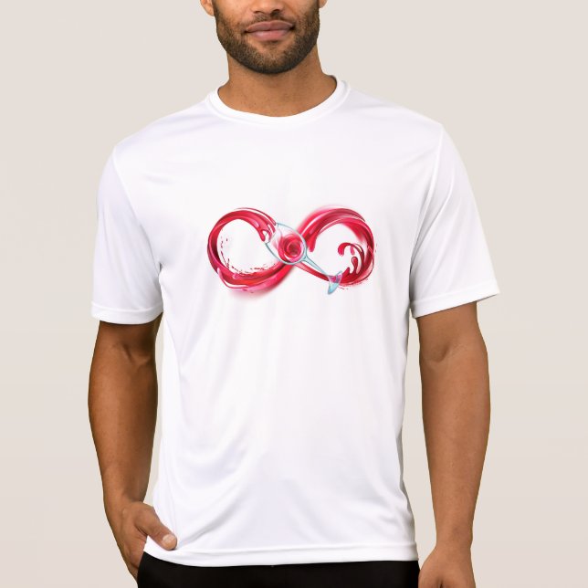Infinity with Red Wine T-Shirt (Vorderseite)