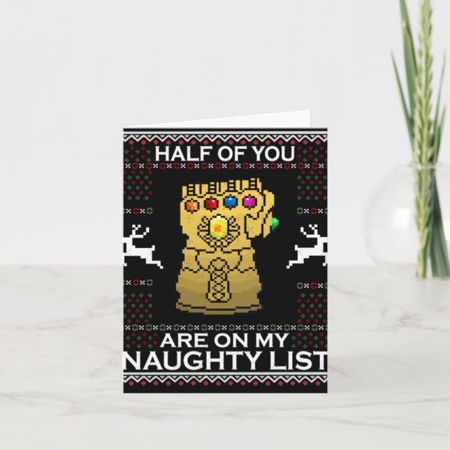 Infinity Xmas Friend T Shirt  Karte (Vorderseite)