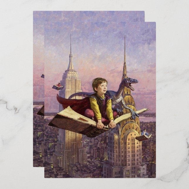 INFITATION ART IMAGINE FOLIENEINLADUNG (Vorderseite/Rückseite)