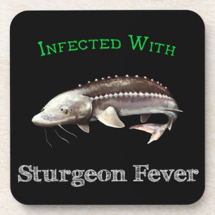 Infiziert mit Sturgeon Fieber Getränkeuntersetzer