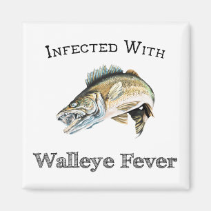 Infiziert mit Walleye Fieber Magnet