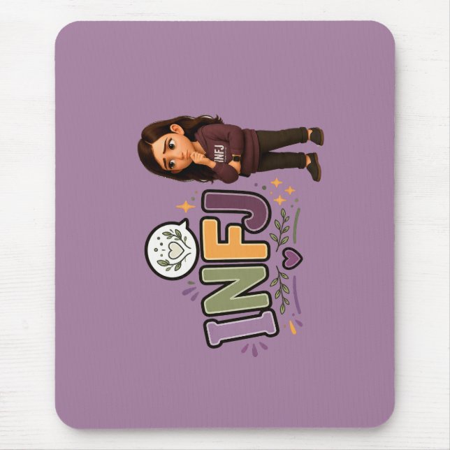 INFJ — A Guardiã das Ideias Mousepad (Vorne)