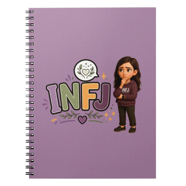INFJ — A Guardiã das Ideias Notizblock (Vorderseite)