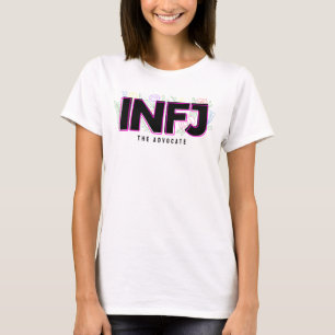 INFJ Einführung Label MBTI Personality Type Floral T-Shirt