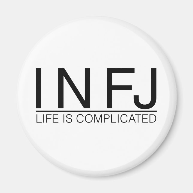 INFJ Life ist kompliziert Magnet (Vorne)