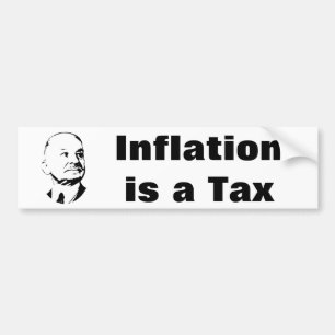 Inflation ist eine Steuer Ludwig von Mises Autoaufkleber