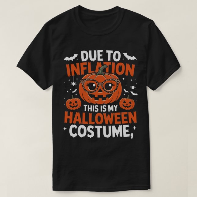 Inflation Pumpkin Costume T-Shirt (Design vorne)
