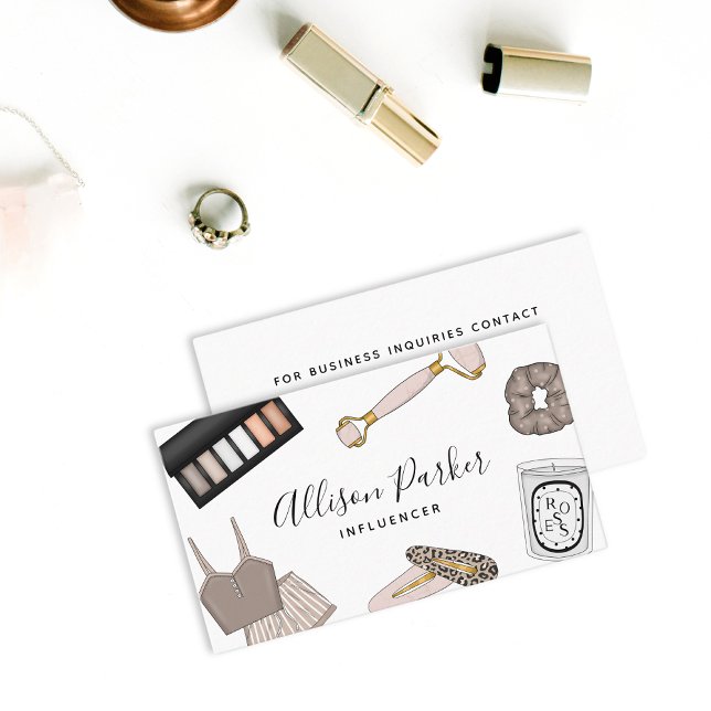 Influencer Blogger Business Card Visitenkarte (Von Creator hochgeladen)