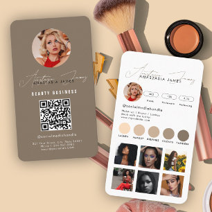 Influencer Füttre Grid Social Media QR Code Busine Visitenkarte