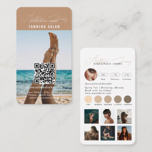 Influencer Füttre Grid Social Media QR Code Busine Visitenkarte