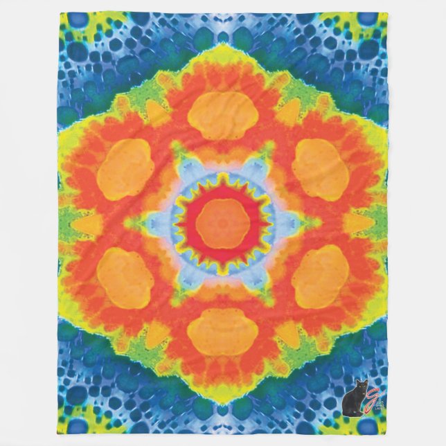 Influx Kaleidoskop Fleece Blanket (Vorderseite)