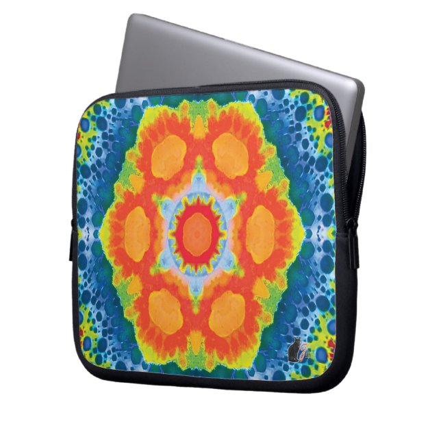 Influx Kaleidoskop Laptopschutzhülle (Vorderseite Links)