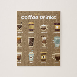 Infografik der Kaffeesorten Puzzle