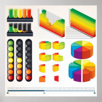 Infografik-Elemente und Datenvisualisierung
