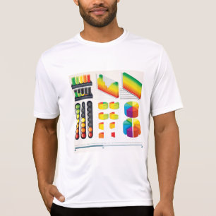 Infografik-Elemente und Datenvisualisierung T-Shirt