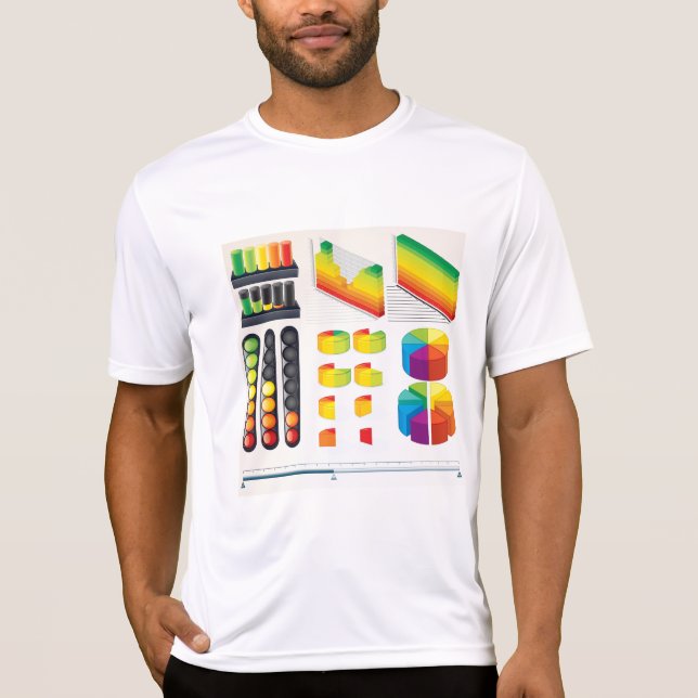Infographic Elements and Data Visualization T-Shirt (Vorderseite)