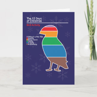 Infographic Weihnachtskarte 1 Feiertagskarte