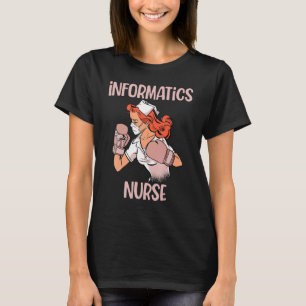 Informatik-Nurse-Boxhandschuhe kämpfen T-Shirt