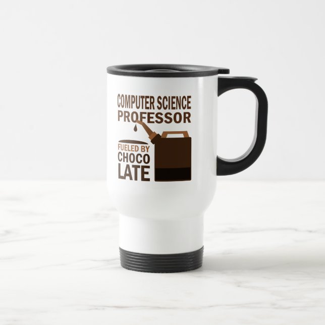 Informatik-Professor (lustiges) Geschenk Reisebecher (Rechts)