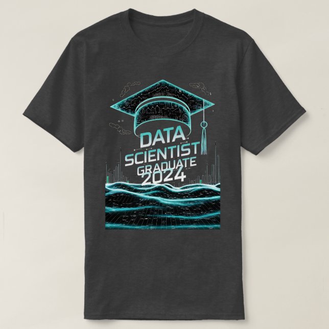 Informatiker Graduate 2024 Funny Statistics grad T-Shirt (Design vorne)