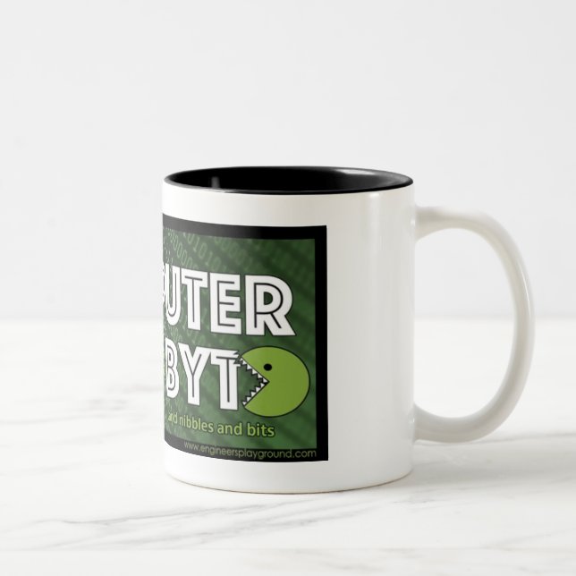 Informatiker haben Byte… Nagen, Stückchen-Tasse Zweifarbige Tasse (Rechts)