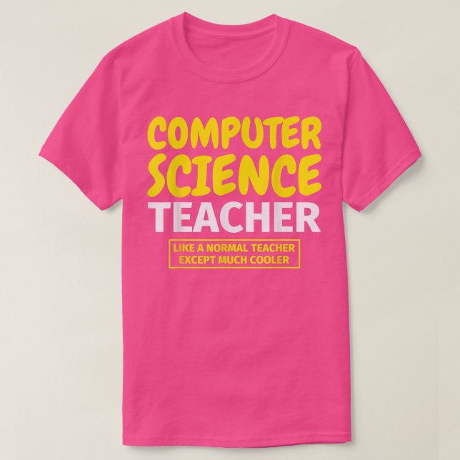 Informatiklehrer witzig 281 T-Shirt (Design vorne)