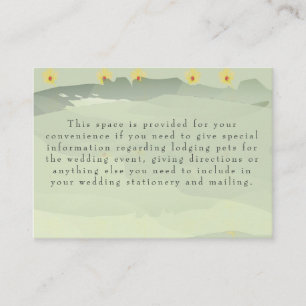 Information Daisy and Grey Enclosure Begleitkarte