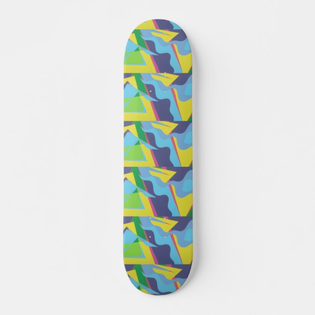 Information Highway Colorful Skateboard Deck (Vorne)