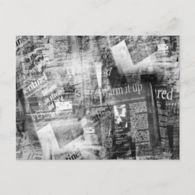 Information Junkie Postkarte (Vorderseite)