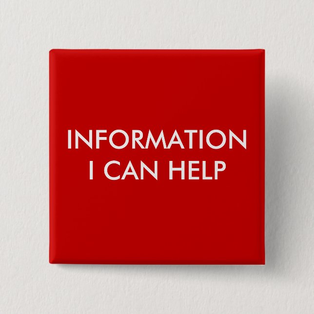 INFORMATIONEN BUTTON (Vorderseite)