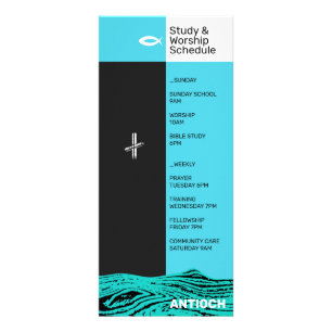 Informationen des Fischereiministeriums für Wavy W Werbekarte