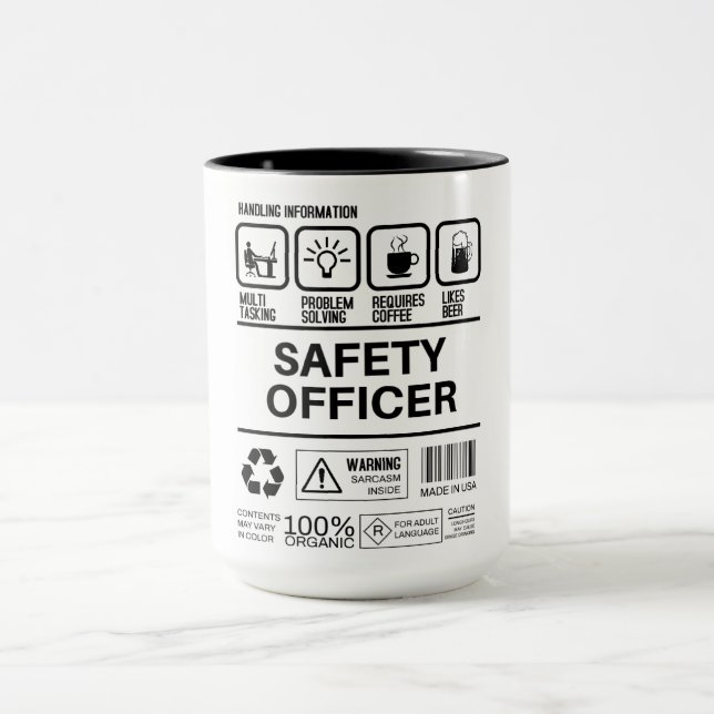 Informationen über die Handhabung von Funny Safety Tasse (Zentrum)