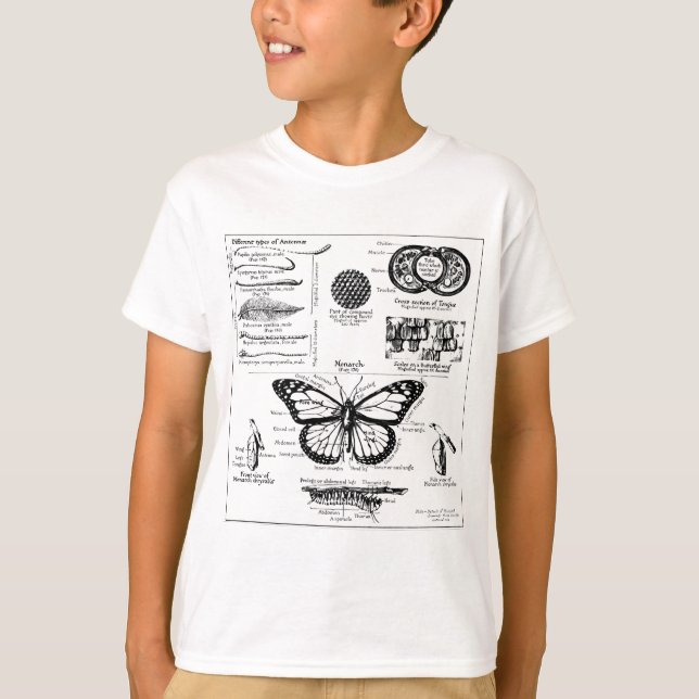 Informationen über Monarch Butterfly T-Shirt (Vorderseite)