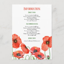 Informationen zu Blumenhochzeiten für Poppies