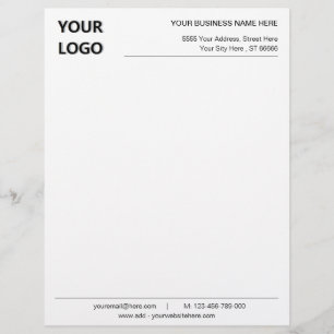 Informationen zu den personalisierten Logo-Namen Briefbogen