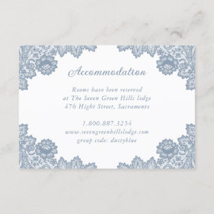 Informationen zu Hochzeitssendungen mit blauem Blu Begleitkarte