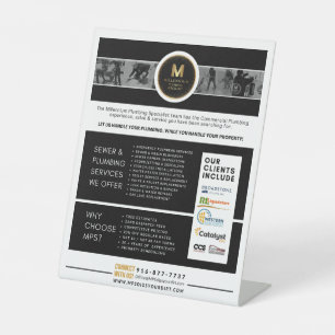 Informationen zum Anbieter von Millennium-Installa Sockelschild