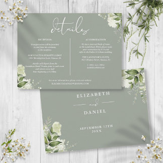 Informationen zum Hochzeitskalender von Grüner Blü Einladung