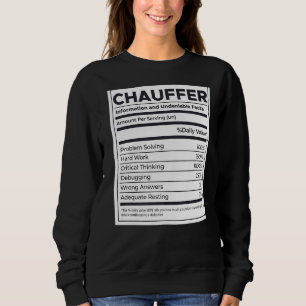 Informationen zur Chauffer-Ernährung Sweatshirt