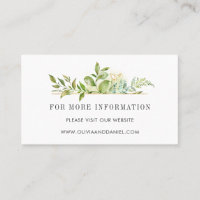 Informationen zur Hochzeit von Wild-Floral-Green-F