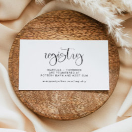 Informationen zur JOLIE Boho Moderne Minimal Weddi Begleitkarte